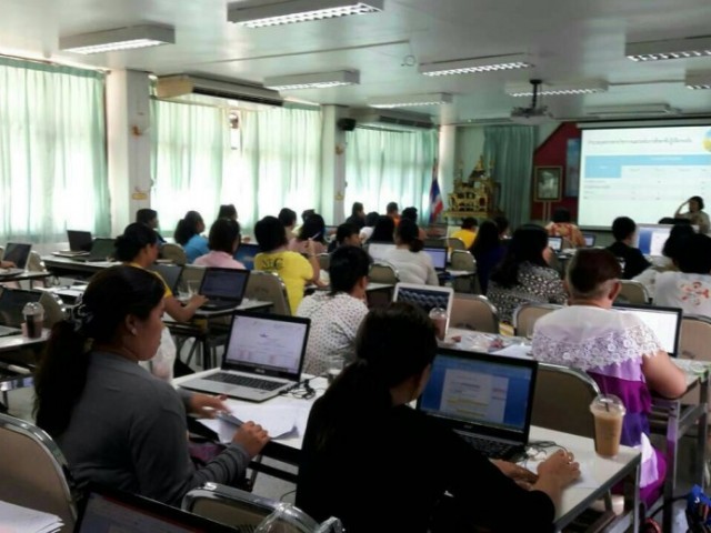 อบรมระบบ TQF และระบบงานทะเบียน ณ วิทยาลัยพยาบาลบรมราชชนนี สรรพสิทธิประสงค์